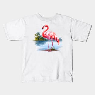 Cool Flamingo Kids T-Shirt